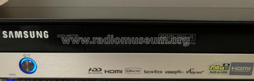 HDD- & DVD-Recorder DVD-HR756; Samsung Co.; Daegu (ID = 2357145) R-Player