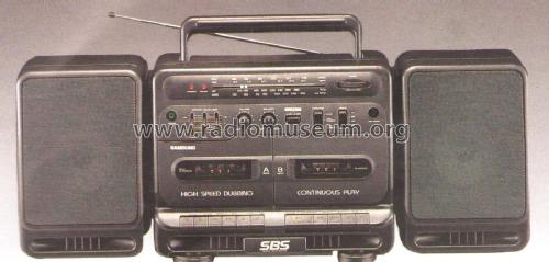 Stereo Radio Double Cassette Recorder PD-650; Samsung Co.; Daegu (ID = 2060952) Radio