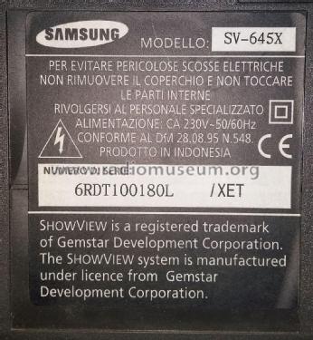 Show View Hilogic SV-645X; Samsung Co.; Daegu (ID = 2789056) Sonido-V