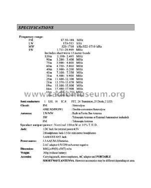 ATS-606A; Sangean; Chung Ho (ID = 2889512) Radio