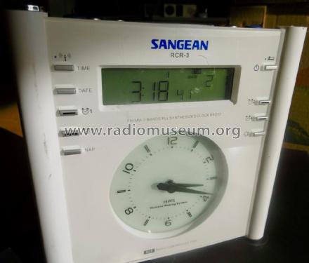 FM/MW 2-Bands PLL Synthesized Clock Radio RCR-3; Sangean; Chung Ho (ID = 2363613) Radio