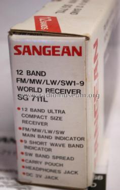 World Receiver SG-711L; Sangean; Chung Ho (ID = 1883186) Radio