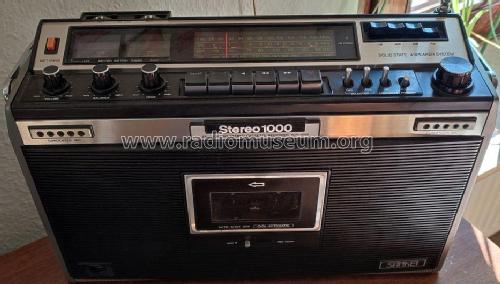 Stereo Cassette Radio Recorder- Stereo 1000 TCR-1000 UK/ EE; Sankei Mfg. Co., Ltd (ID = 2737652) Radio