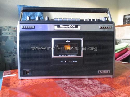 Stereo Cassette Radio Recorder- Stereo 1000 TCR-1000 UK/ EE; Sankei Mfg. Co., Ltd (ID = 1747833) Radio
