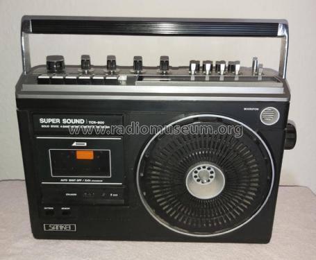 Super Sound Cassette Radio Recorder TCR-800V; Sankei Mfg. Co., Ltd (ID = 2536658) Radio