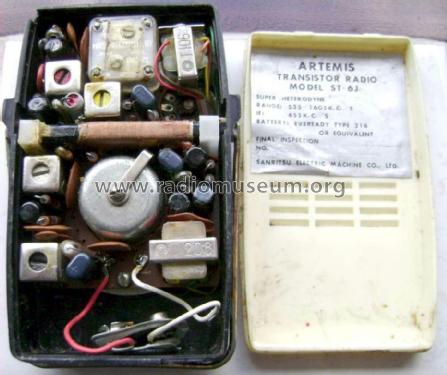 Artemis ST-6J; Sanritsu Electric Co (ID = 1034250) Radio