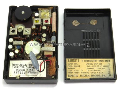 Sanritz Watch Radio STW-601; Sanritsu Electric Co (ID = 2812104) Radio