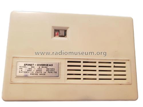 Six Transistor Spiket-Overseas 2 Band SP-661; Sanritsu Electric Co (ID = 2558051) Radio