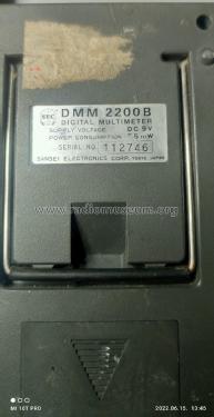Digital Multimeter DMM2200B; Sansei Electronics (ID = 2771543) Equipment