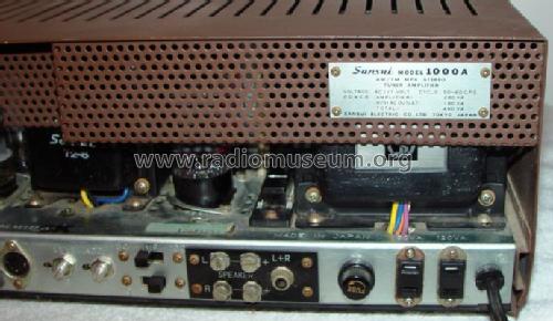 Stereophonic Tuner/Amplifier 1000A; Sansui Electric Co., (ID = 420319) Radio