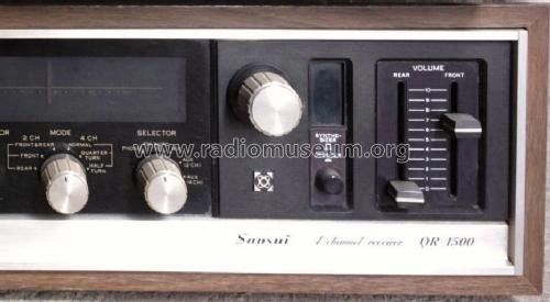 4 Channel Receiver QR-1500; Sansui Electric Co., (ID = 1545330) Radio