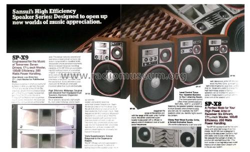 5-Way 7-Speaker System SP-X9; Sansui Electric Co., (ID = 1886271) Speaker-P