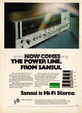 881; Sansui Electric Co., (ID = 3061588) Radio