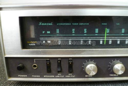 AM/FM MPX Stereo Tuner Amplifier 500A; Sansui Electric Co., (ID = 1532454) Radio
