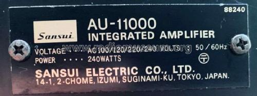 AU11000; Sansui Electric Co., (ID = 2442408) Ampl/Mixer