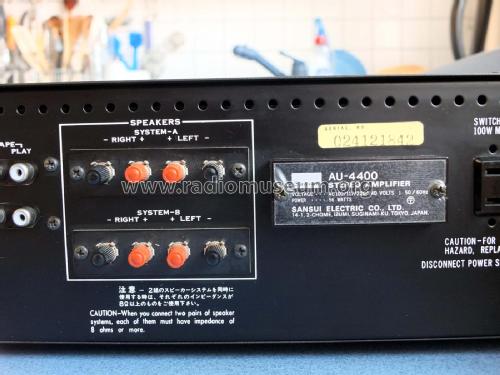 AU4400; Sansui Electric Co., (ID = 1871590) Verst/Mix