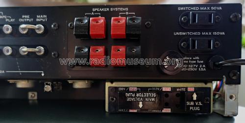 Solid State Stereo Amplifier AU-555A; Sansui Electric Co., (ID = 3118011) Ampl/Mixer