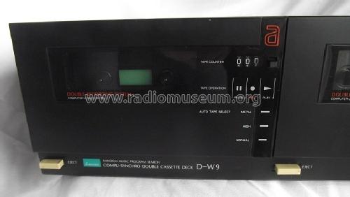Compu-Synchro Double Cassette Deck D-W9; Sansui Electric Co., (ID = 1419071) R-Player