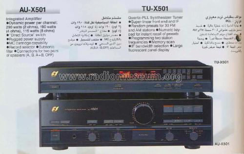 Digital Synthesizer Tuner TU-X501; Sansui Electric Co., (ID = 1982285) Radio