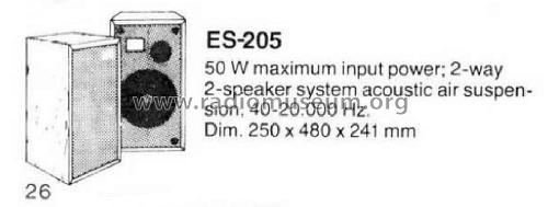 ES-205; Sansui Electric Co., (ID = 1753322) Speaker-P