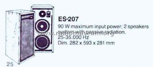 ES-207; Sansui Electric Co., (ID = 1753320) Parlante