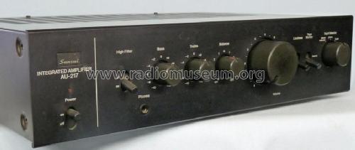 Integrated Amplifier AU-217; Sansui Electric Co., (ID = 615538) Ampl/Mixer