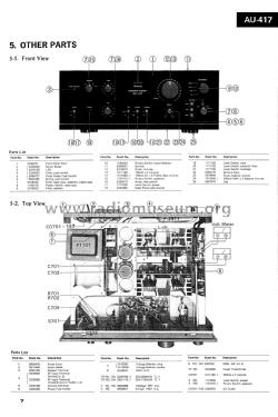 Integrated Amplifier AU-417; Sansui Electric Co., (ID = 2030533) Ampl/Mixer
