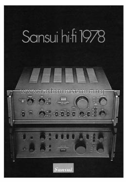 Integrated Amplifier AU-717; Sansui Electric Co., (ID = 2804790) Ampl/Mixer