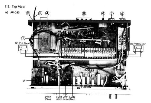 Integrated Amplifier AU-D33; Sansui Electric Co., (ID = 2709238) Ampl/Mixer