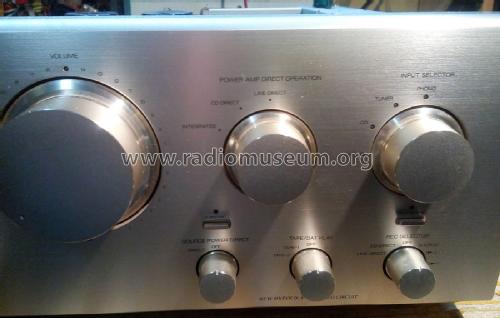 Stereo Integrated Amplifier AU-α607MRX - AU-A607MRX; Sansui Electric Co., (ID = 2649347) Ampl/Mixer
