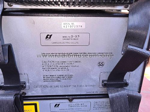 Mini Component System me-X5α [me-X5Alpha]; Sansui Electric Co., (ID = 3067441) Radio
