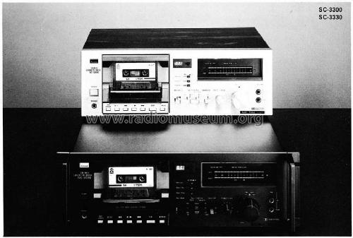 Stereo Cassette Deck SC-3300; Sansui Electric Co., (ID = 1753095) R-Player