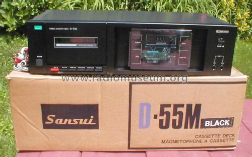 Stereo Cassette Deck D-55M; Sansui Electric Co., (ID = 1926323) Ton-Bild