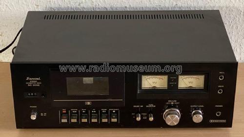 Stereo Cassette Deck SC-2002; Sansui Electric Co., (ID = 2673394) R-Player