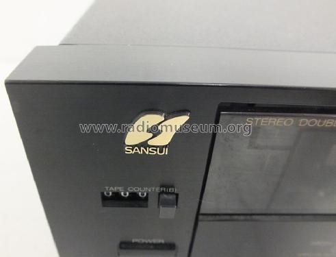 Stereo Double Cassette Deck D-750WR; Sansui Electric Co., (ID = 1540985) R-Player