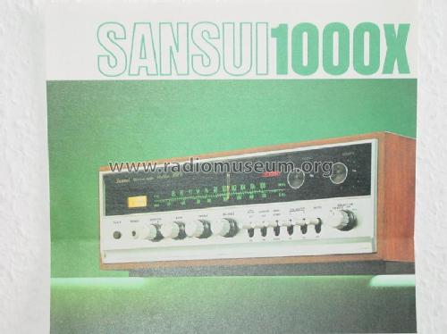 Stereo Tuner Amplifier 1000X; Sansui Electric Co., (ID = 118198) Radio