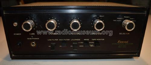 Stereophonic Amplifier AU-222; Sansui Electric Co., (ID = 1920985) Verst/Mix