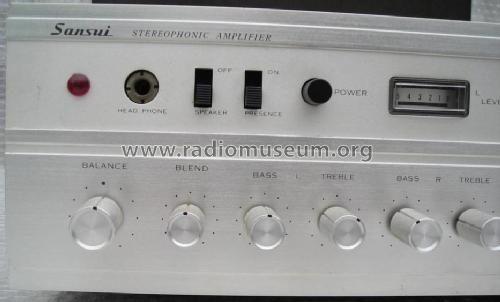 Stereophonic Amplifier AU-70; Sansui Electric Co., (ID = 314776) Ampl/Mixer