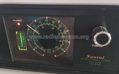 Stereophonic Tuner Solid State TU-555; Sansui Electric Co., (ID = 2624006) Radio
