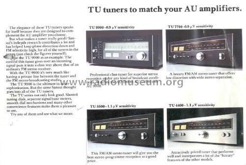 AM/FM Stereo Tuner TU-7700; Sansui Electric Co., (ID = 1983277) Radio