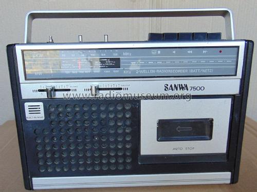 2-Wellen-Radiorecorder 7500; Sanwa (ID = 2432008) Radio