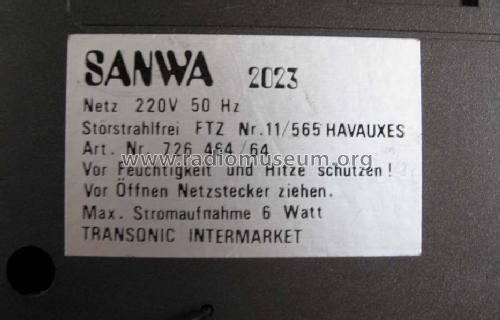 Clock Radio 2023; Sanwa (ID = 630267) Radio