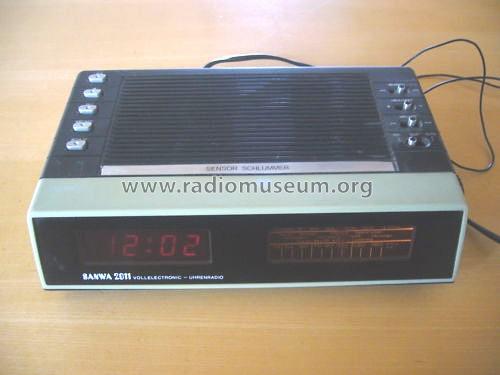 Sensor Schlummer Vollelectronic Uhrenradio 2011; Sanwa (ID = 1020103) Radio