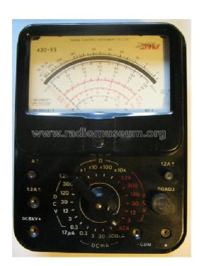 Analog Multimeter 430-ES; Sanwa Electric (ID = 675204) Equipment