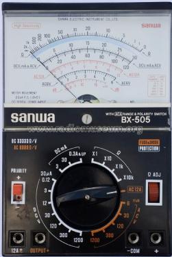 Analog Multimeter BX-505; Sanwa Electric (ID = 3190982) Equipment