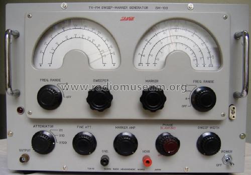 TV-FM Sweep-Marker Generator SM-109; Sanwa Electric (ID = 1431186) Equipment