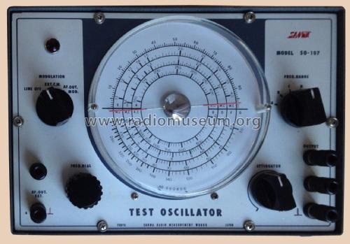 Test Oscillator SO-107; Sanwa Electric (ID = 2015218) Equipment