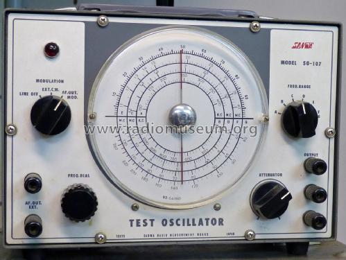 Test Oscillator SO-107; Sanwa Electric (ID = 2793878) Equipment