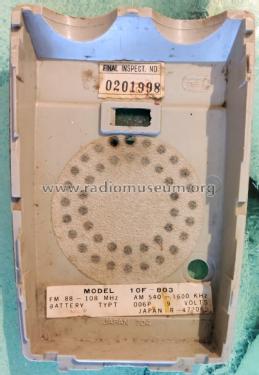 10F-803; Sanyo Electric Co. (ID = 2826009) Radio