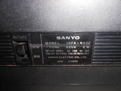 10FA - 833Z ; Sanyo Electric Co. (ID = 2323391) Radio